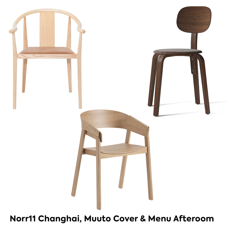 Norr11 Changhai, Muuto Cover, Menu Afteroom