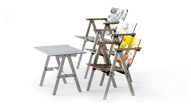 Yrjo Kukkapuro and Moomin furniture