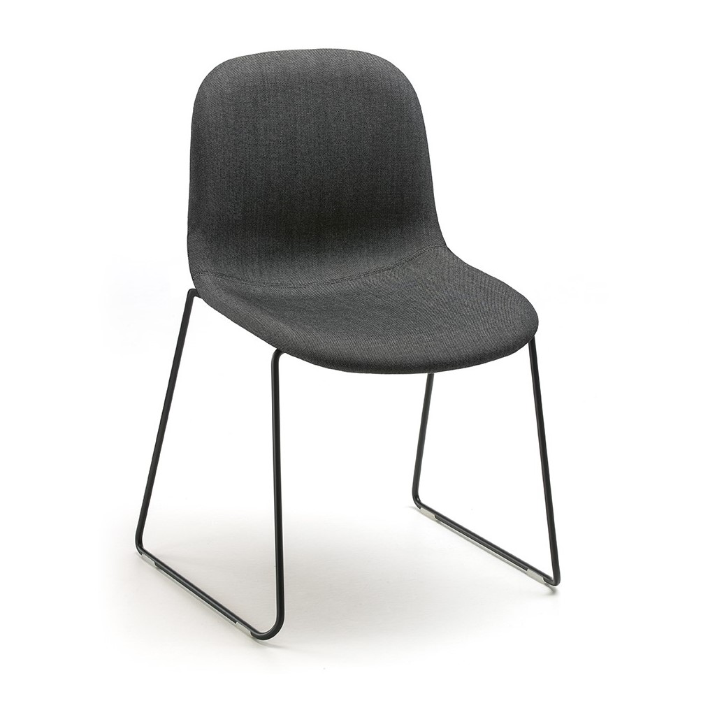 Máni tuoli kelkkajalalla, verhoiltu - Image 2