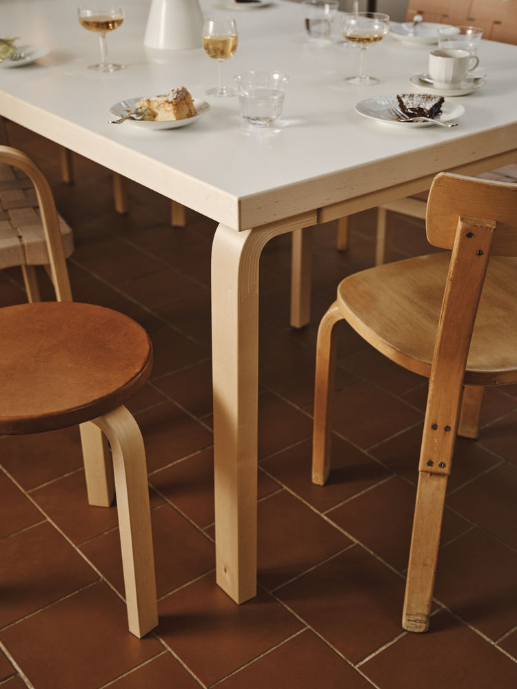 Tuoli 69, valkoinen istuin - Image 3