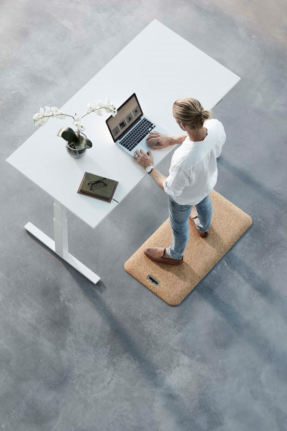 Götessons Yoga Mat StandzOn seisontamatto 98x52 cm, korkki - Image 4