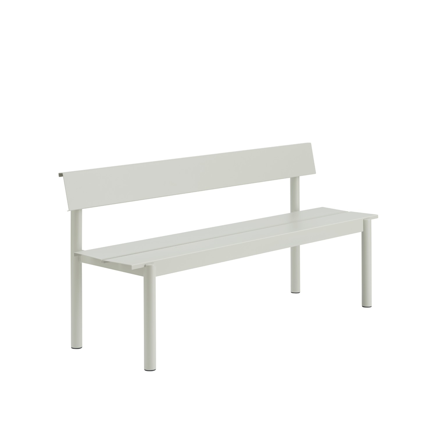 Linear Steel penkki selkänojalla 170 cm - Image 6