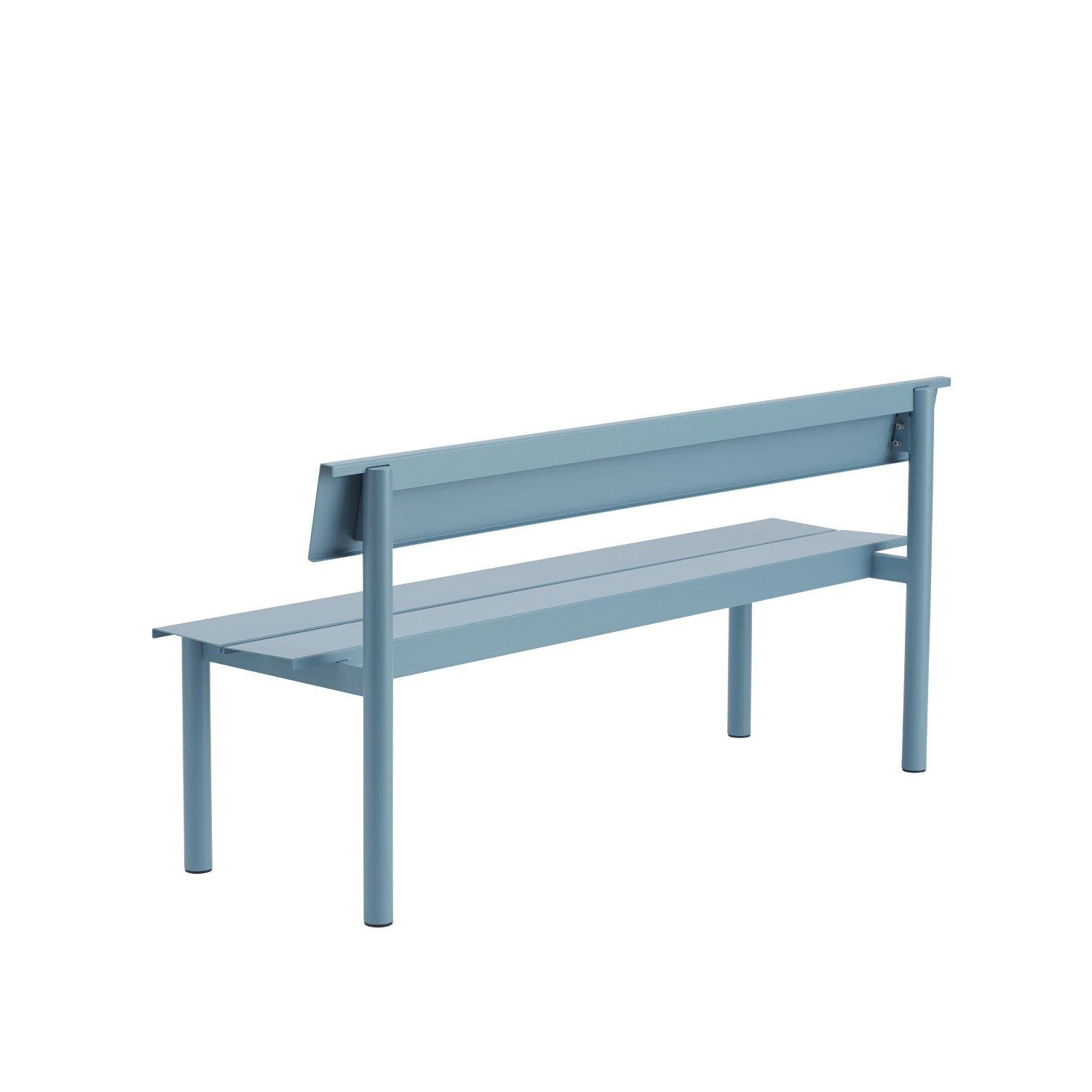 Linear Steel penkki selkänojalla 170 cm - Image 2