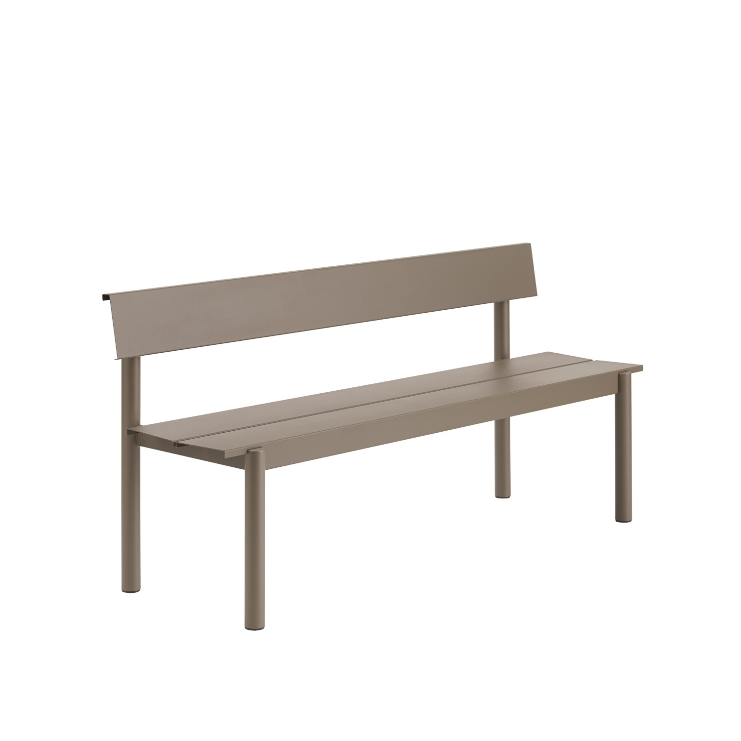 Linear Steel penkki selkänojalla 170 cm - Image 7