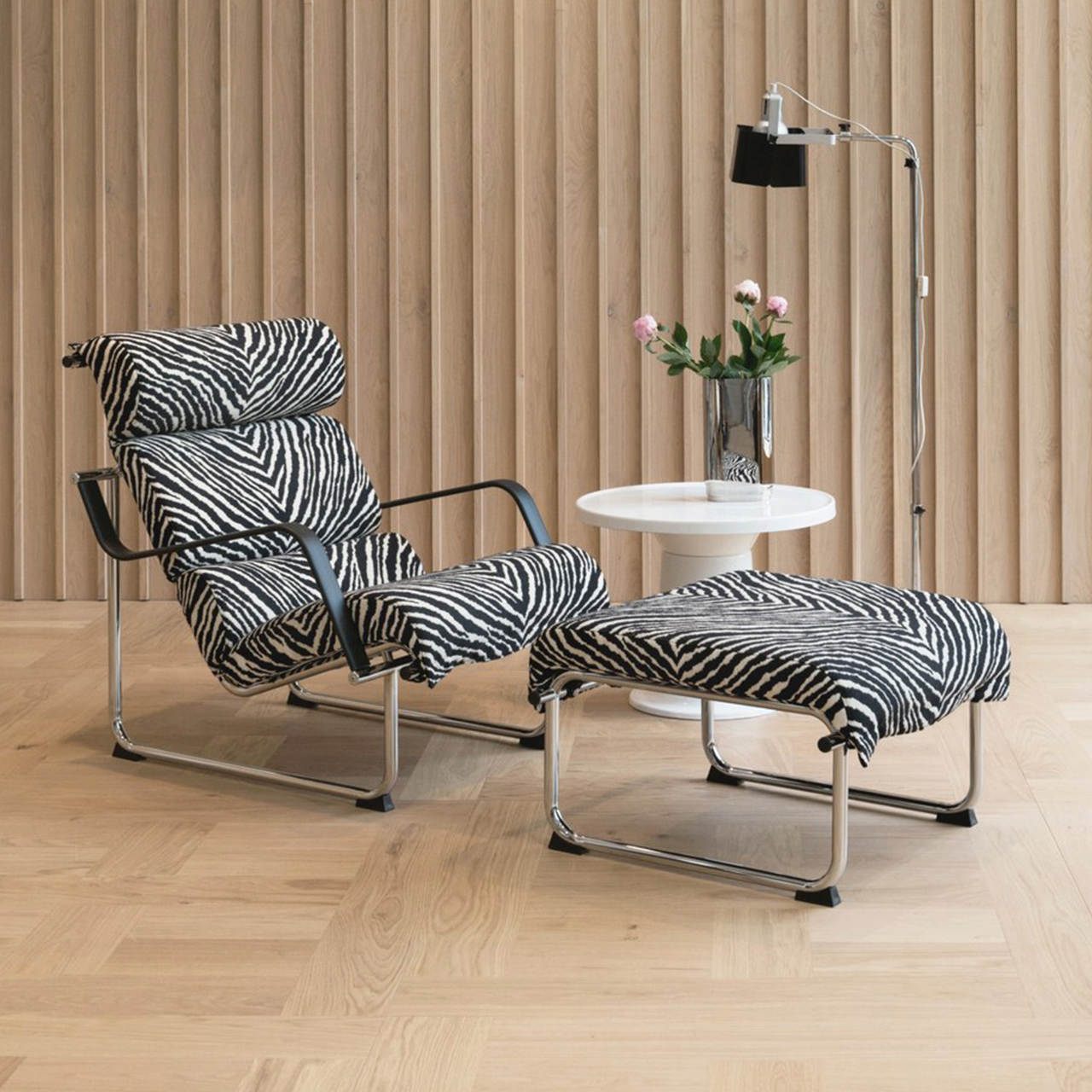 Remmi-rahi, Zebra kangasverhoilu, musta teräsrunko - Image 2